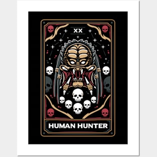 Human Hunter Tarot Card Posters and Art